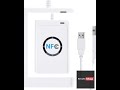 Lettore di smart card senza contatto USB NFC RFID ACR122, velocità di lettura e scrittura fino a ...