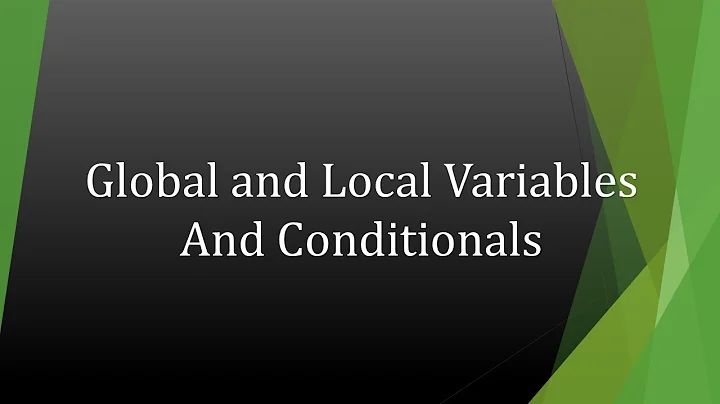 Global and Local Variables in VBA
