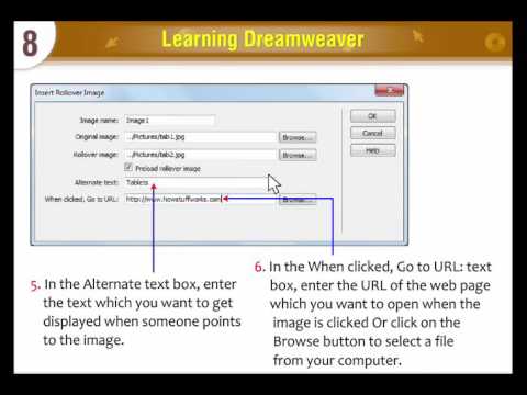 Computer Lesson - Using The Rollover Image