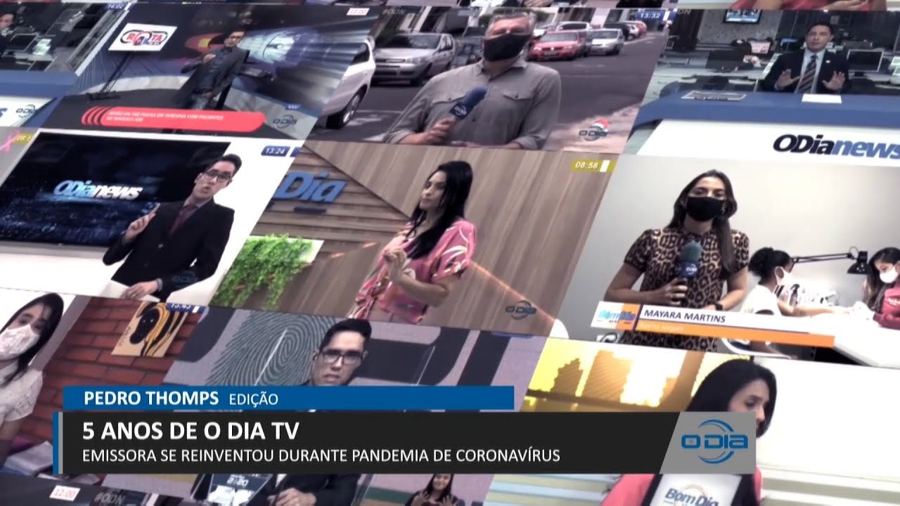 Emissora O DIA TV se reinventa durante pandemia do Novo Coronavírus e completa 5 anos 11 05 2023