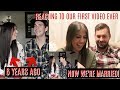 REACTING TO OUR FIRST EVER YOUTUBE VIDEO FROM 6 YEARS AGO: NOW WE'RE MARRIED!