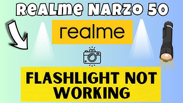 Realme NArzo 50 Camera Flash Not Working || Flashlight problem Fix