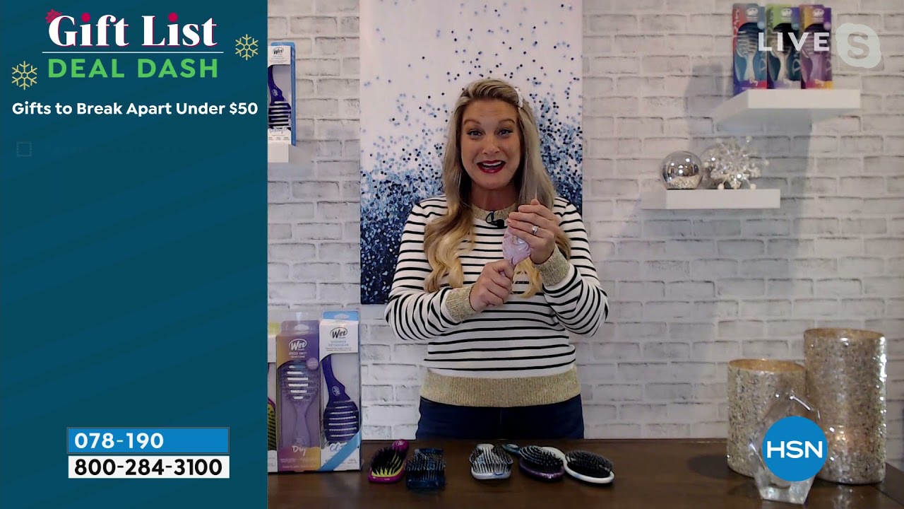 Wet Brush 5piece Holiday Blue Set