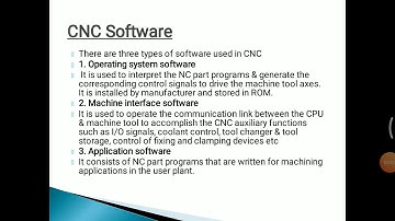 CNC Software, Machining and Non Machining Application of NC, Applications of CNC and Characteristics