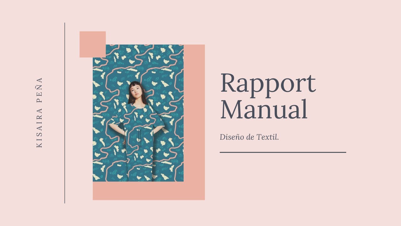 Diseño de Textil: Rapport a mano. - YouTube
