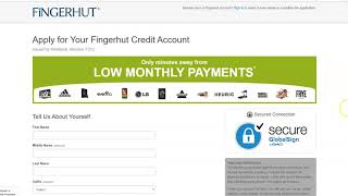 Apply for Your Fingerhut Credit Account
