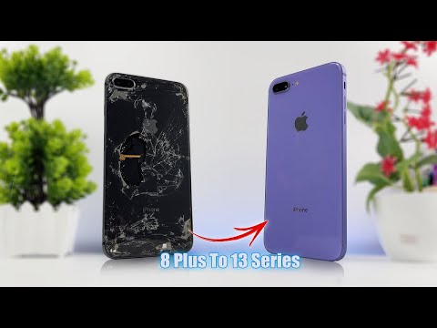 How To Restore iPhone 8 Plus Cracked And Turn it into Like iPhone 12 /13 Series With DIY Housing