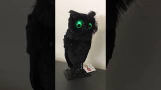 Animated Light and Sound Owl Halloween Prop