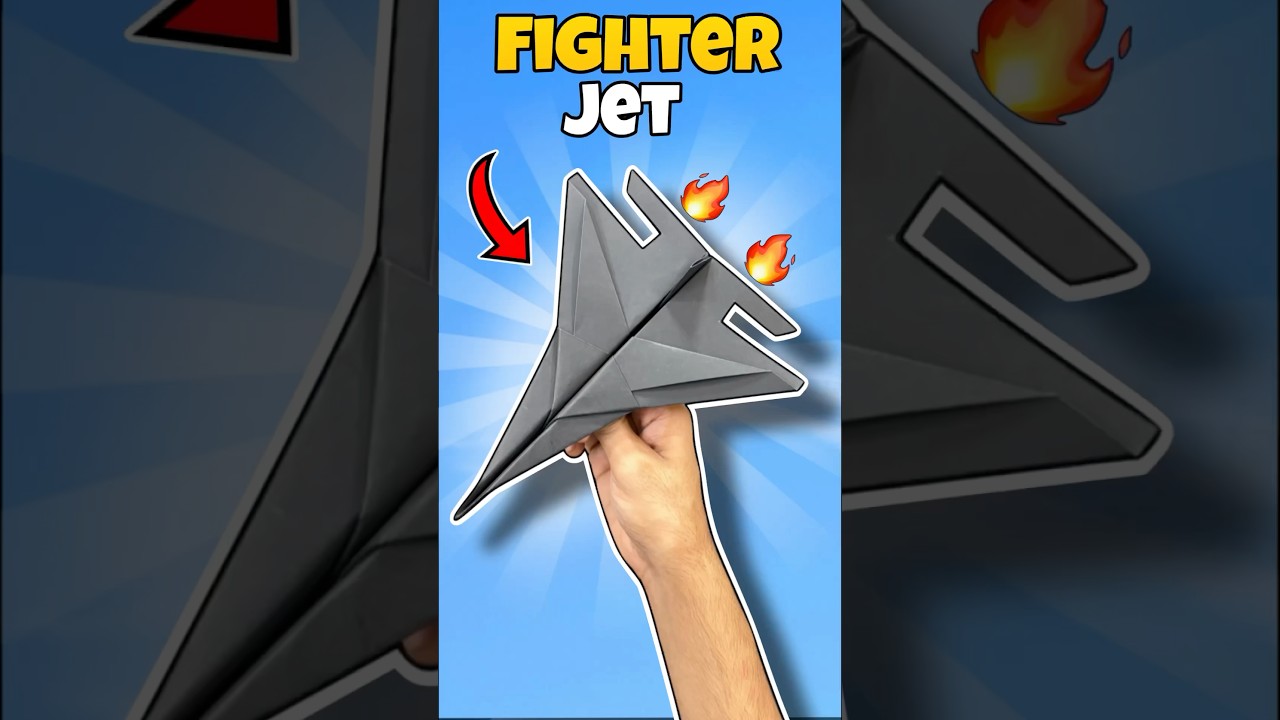 How to Make a Paper Fighter Jet | Paper Plane 🤩 