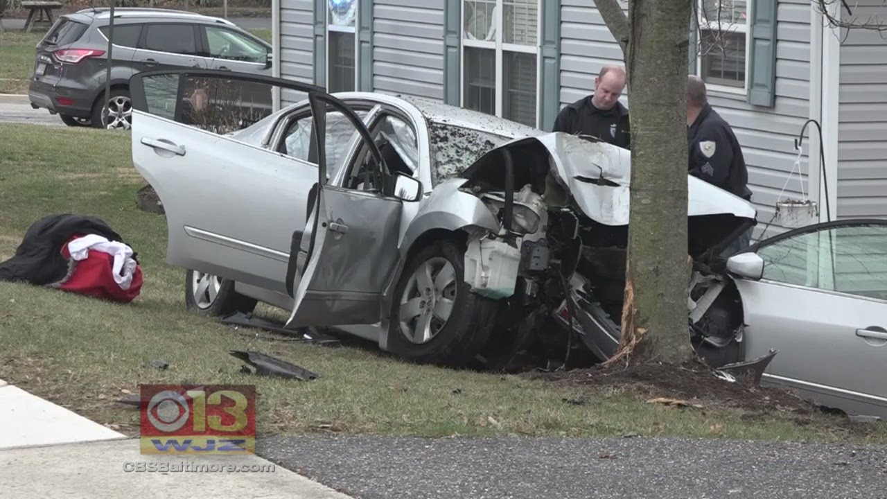 Baltimore Woman Dies After Car Crashes Into a Tree in PG Co. - YouTube