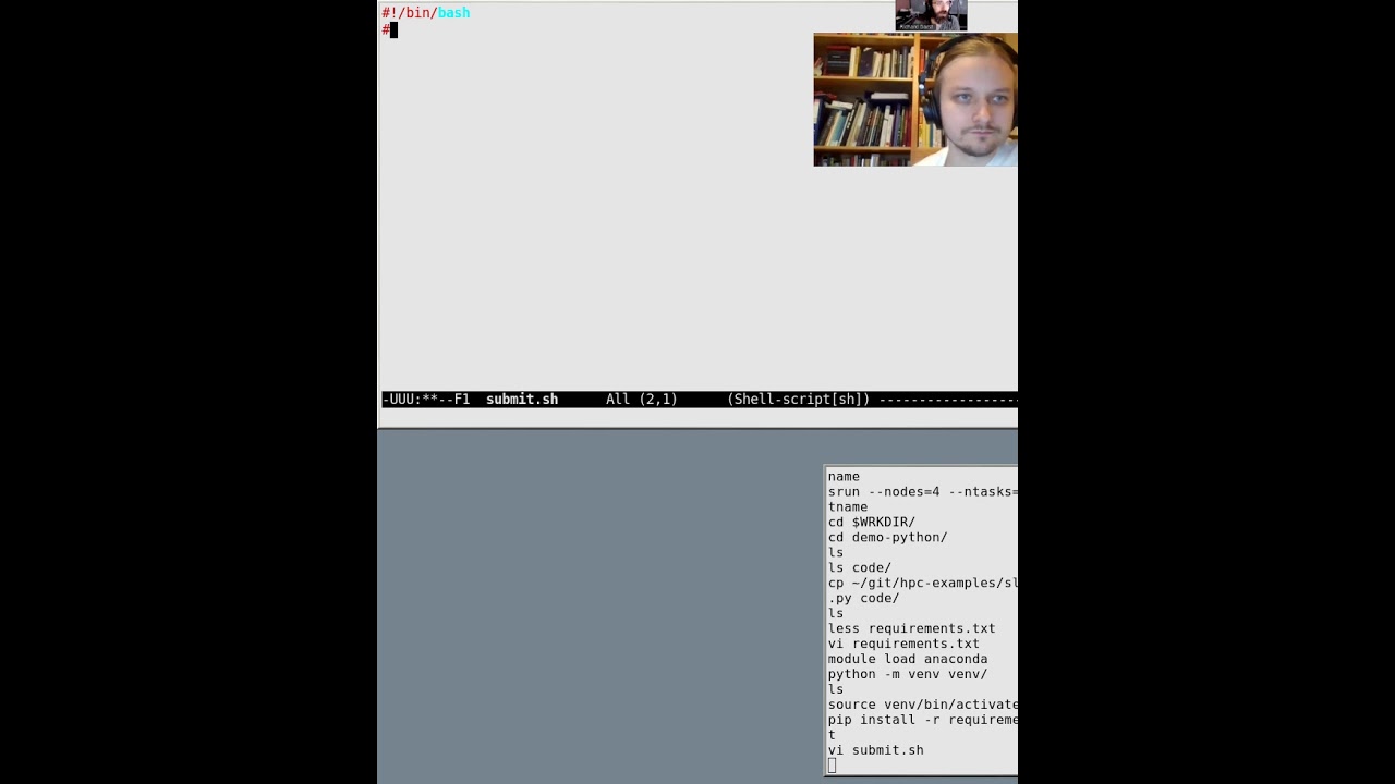 Winter Kickstart 2021: Python example on a Slurm cluster