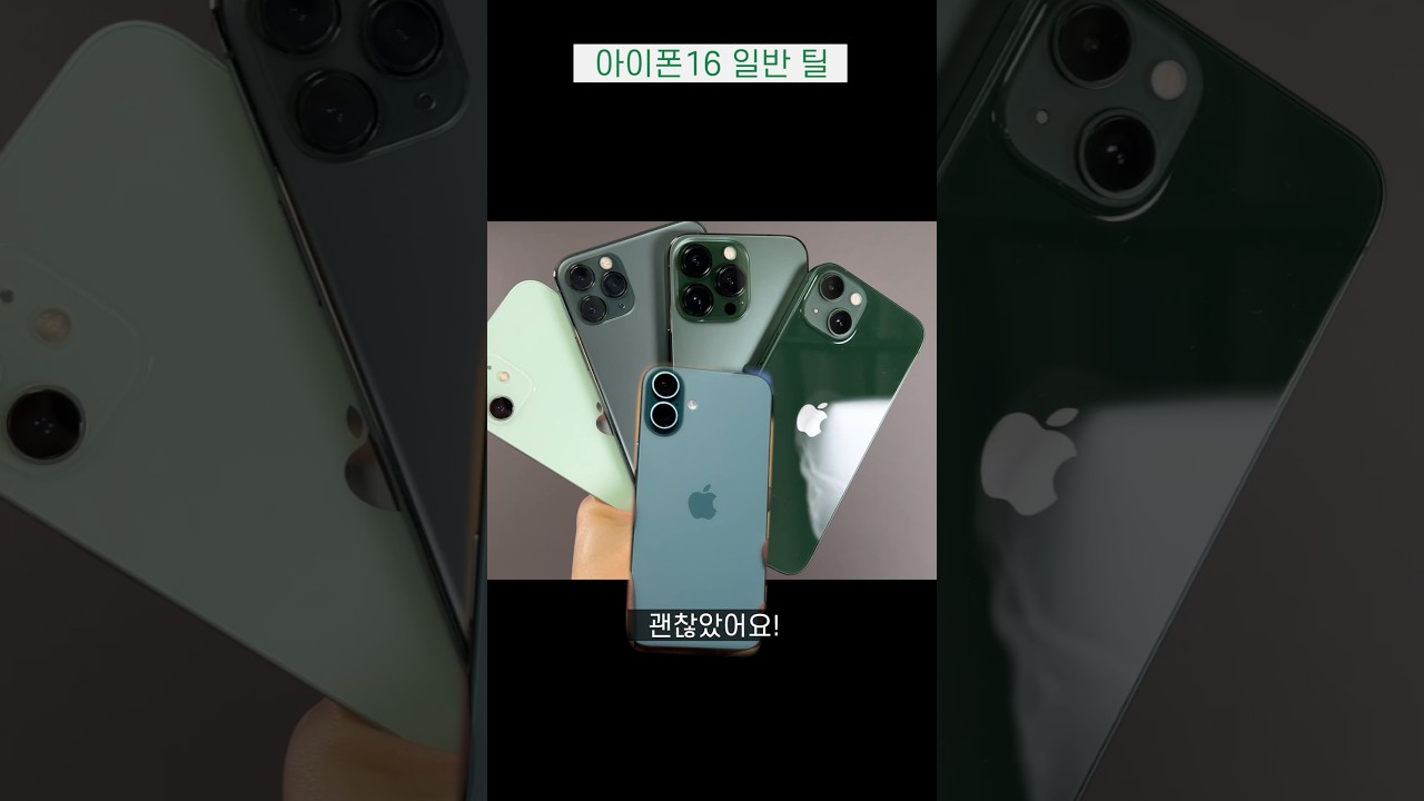 아이폰16 일반 모든 색상중에 가장 맘에 드는 색상은?