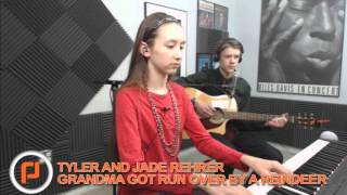 grandma got run over by a reindeer piano and guitar cover by jade and tyler rehrer