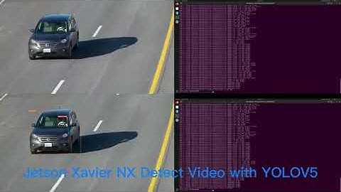 Jetson Xavier NX detect image with Yolo v5
