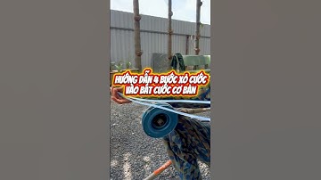 Hướng Dẫn 4 bước xỏ cước vào ổ cước mây cắt cỏ #maynongnghiepxanh #cuoccatco #xocuocvaoocuoccatco