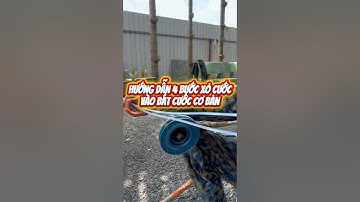 Hướng Dẫn 4 bước xỏ cước vào ổ cước mây cắt cỏ #maynongnghiepxanh #cuoccatco #xocuocvaoocuoccatco