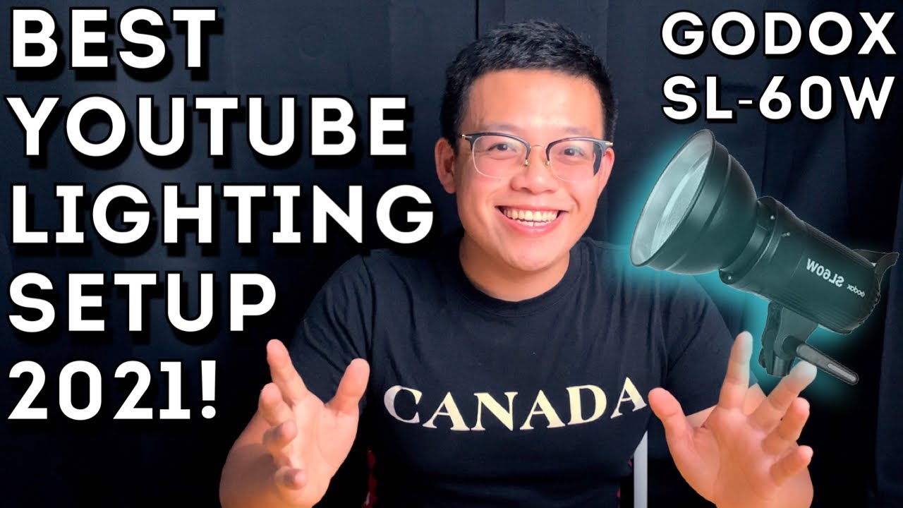 BEST YOUTUBE LIGHTING SETUP 2021! Godox SL60W Unbox & Review APUTURE