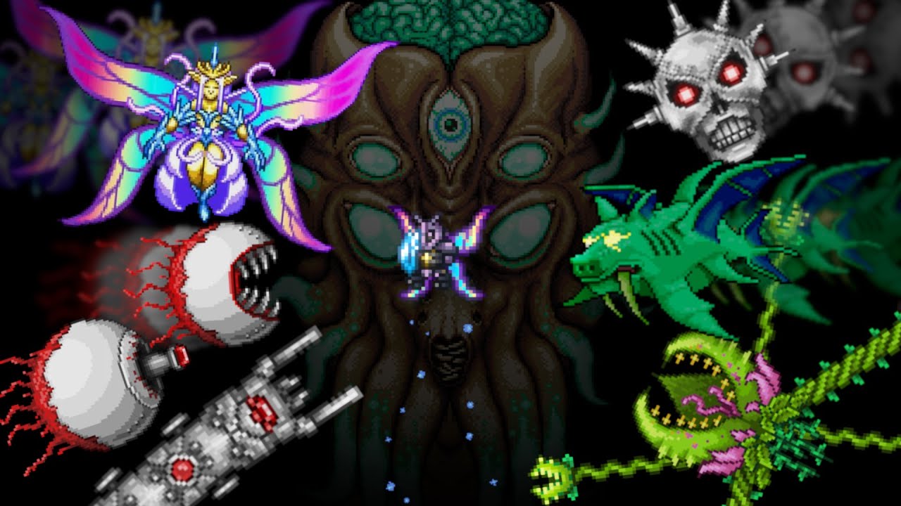 Terraria boss progression by NiezziQ on DeviantArt