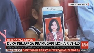 Duka Keluarga Alfiani, Pramugari Lion Air JT-610