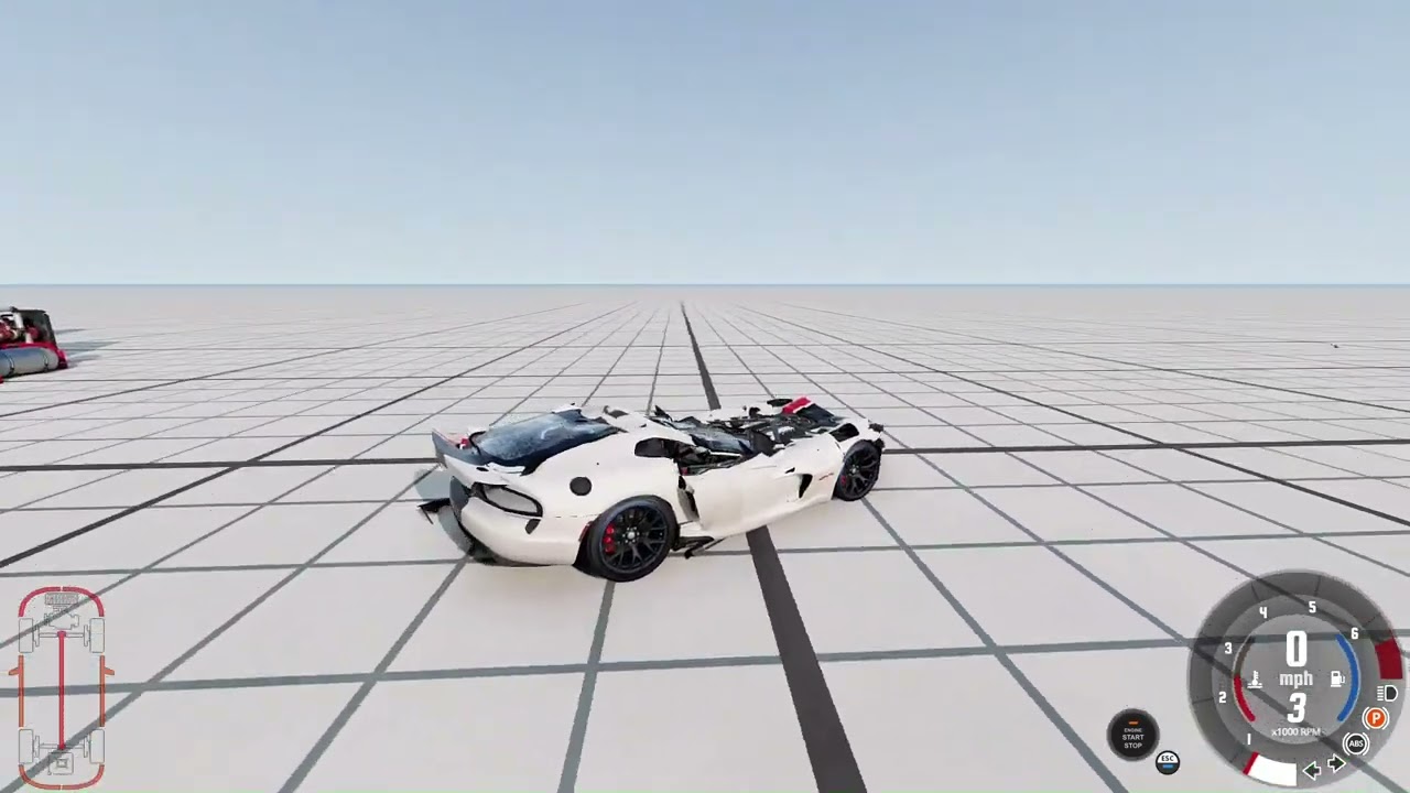 💥 Los choques más brutales en BeamNG Drive | Realismo extremo 😱 VIPER ACER VS ROLLER