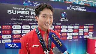 China's Wang Zongyuan on Mexico's Osmar Olvera: "My Friend &amp; My Rival"｜Diving World Cup Super Final
