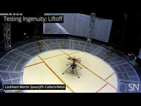 Watch Ingenuity’s test flights in a Mars-on-Earth chamber | Science News