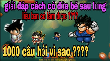 Ních ngọc rồng có cậu bé đằng sau lưng -Ngọc Rồng Online | cách làm có cậu bé sau lưng 2020