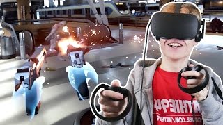 EPIC SHOOTER GAME WITH OCULUS TOUCH! | Bullet Train VR (Oculus Rift CV1 Gameplay) screenshot 4