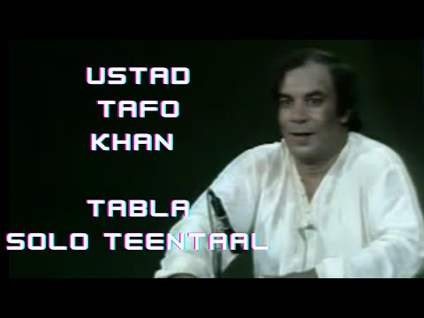 Ustad Tafo Khan Tabla Performance HD Quality Niazistaan Solo Version Teen Taal 