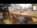 箏の糸締めの方法　how to restring koto