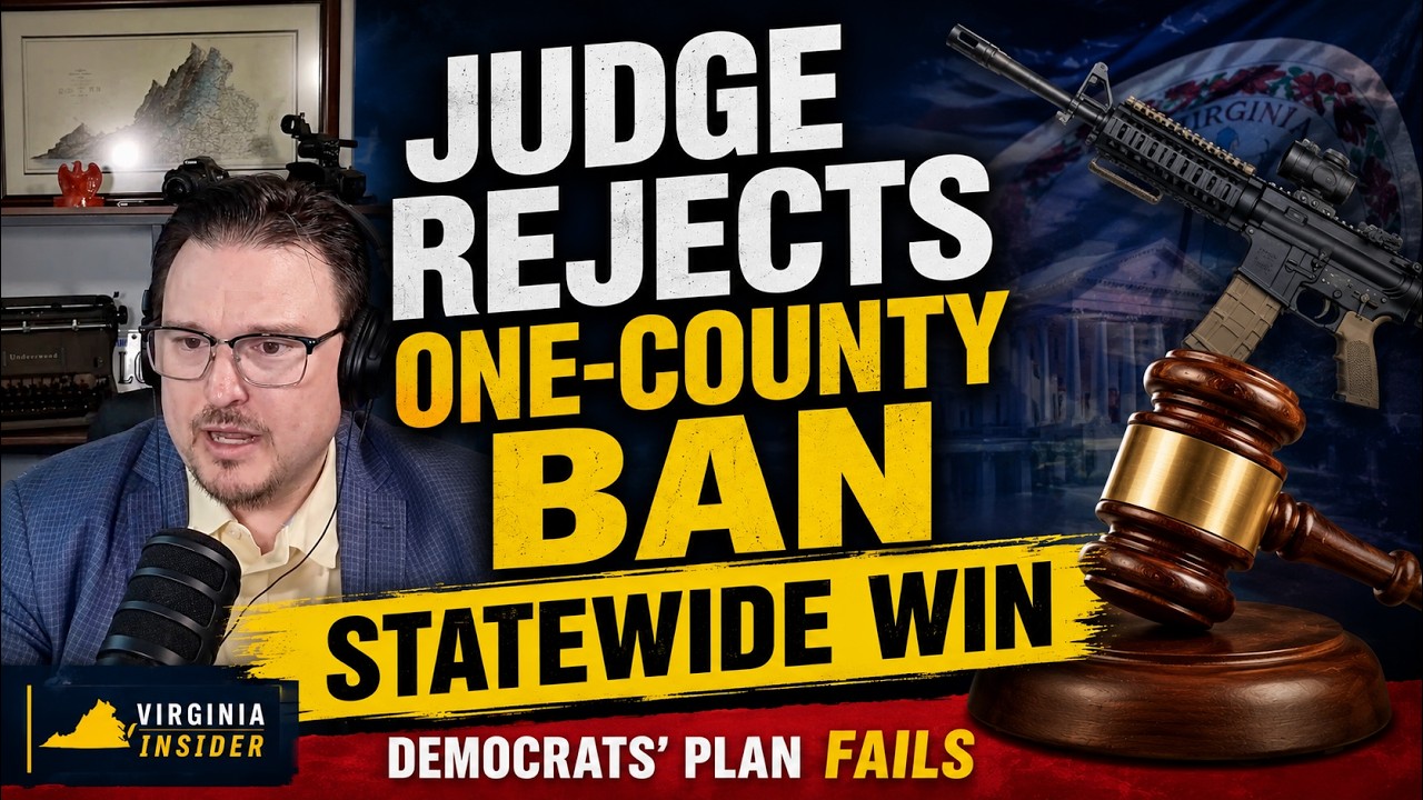 Judge Rejects Democrats' One-County Gun Ban Strategy in Virginia