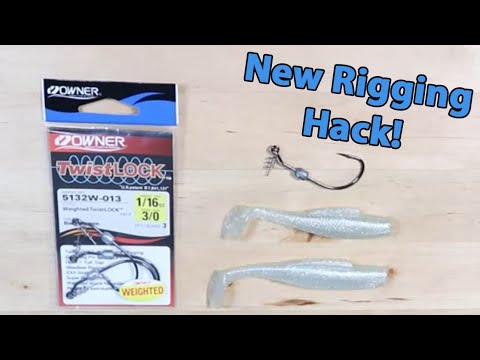 New Hack For Rigging Z-Man Lures On Owner TwistLock Hooks (Have You Tried  This?!) 