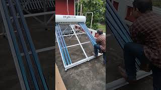 Solar Water Heater Installing 260l solarenergy solarsystem solarwaterheater solarwaterpump