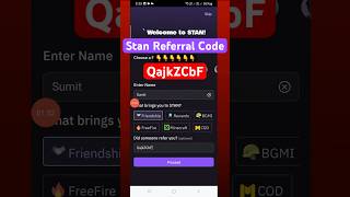 Stan app Referral Code | stan referral code | stan app me referral code kaise dale