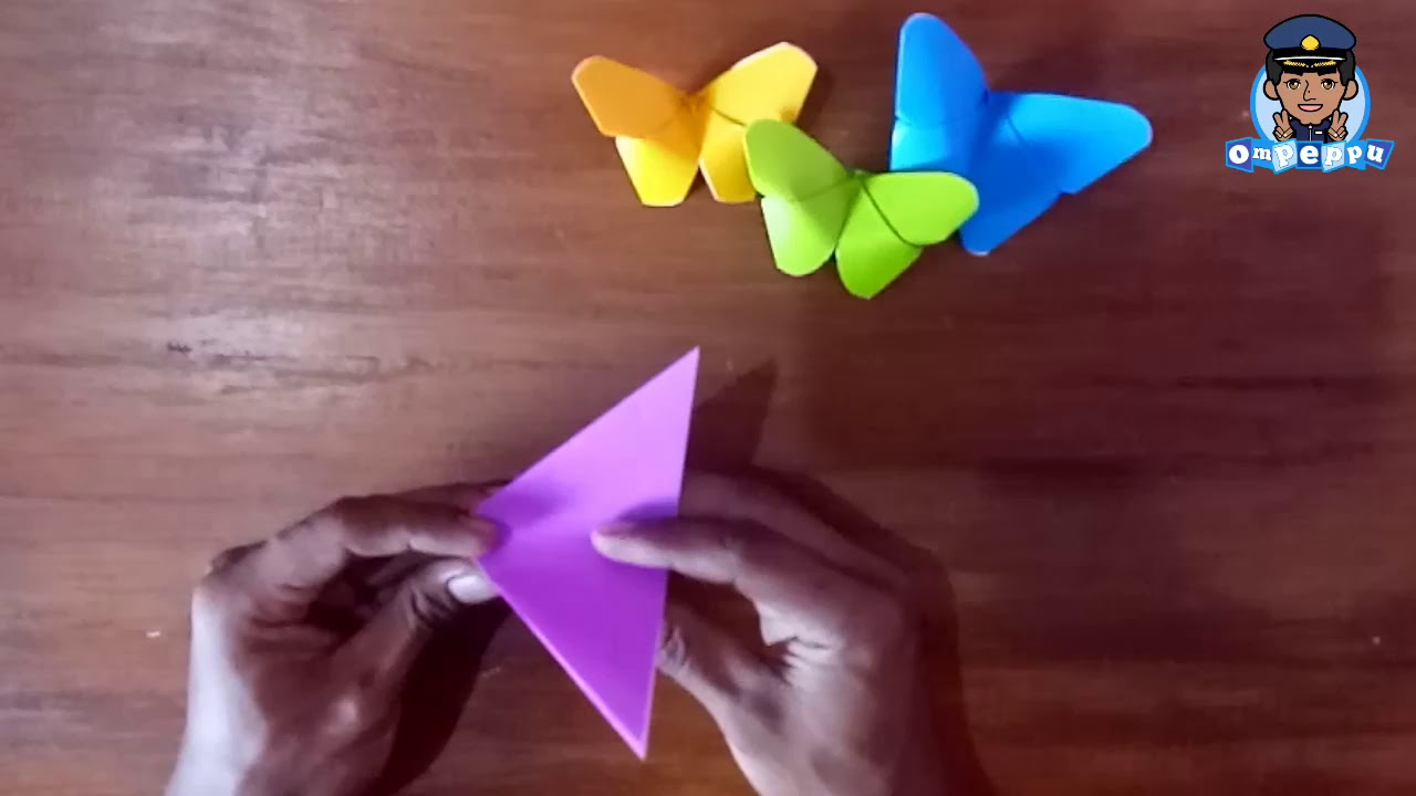 Cara Membuat Origami Kupu Kupu  Media Belajar Anak 