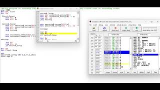 program in assembly language that sorts the elements of an array called sort in ascending order.