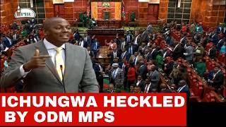 KIMANI ICHUNGWA HECKLED, FORCED TO WITHDRAW FINANCE BILL CLAUSE AS UDA MPS DEMANDED TO VOTE NO