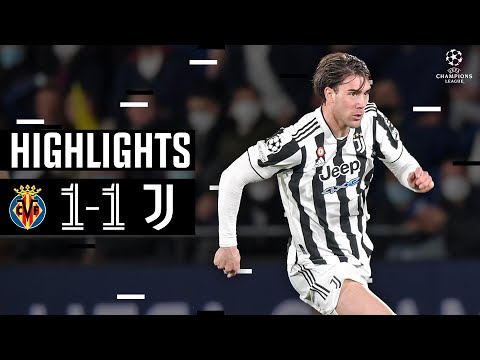 Villarreal 1-1 Juventus | Vlahovic Scores First Champions League Goal | Champions League Highlights