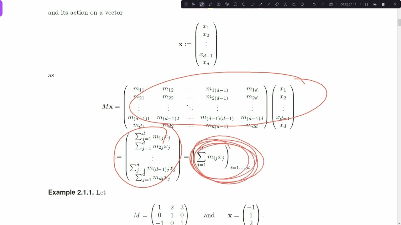 Linear algebra - definitions and linear systems of equations