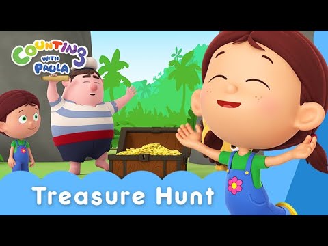 Maurice's Treasure Hunt! 🏴‍☠️🦜 | Counting with Paula S6 | Kids Cartoon | #Animation