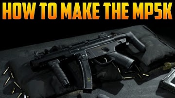 Modern Warfare | How to make the MP5K [MP5 Blueprint] *SECRET WEAPONS*