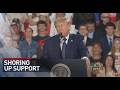 Trump travels to sure up support for the midterms