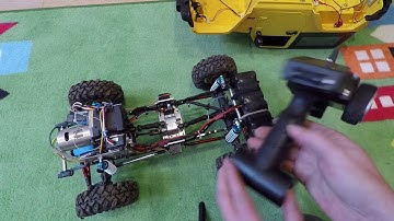 Remote lockable differentials on 1/10 RC truck