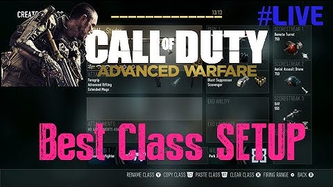CoD AW: AE4 BEST CLASS SET-UP