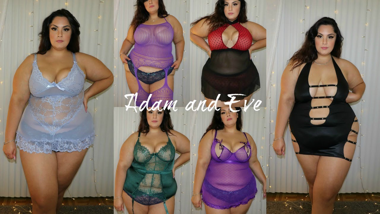 PLUS SIZE LINGERIE TRY ON HAUL Adam and Eve Posi Claudia - YouTube.