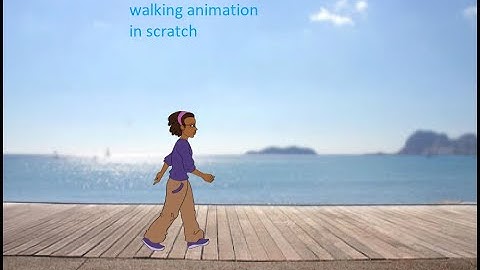 How to make a walking animation in scratch