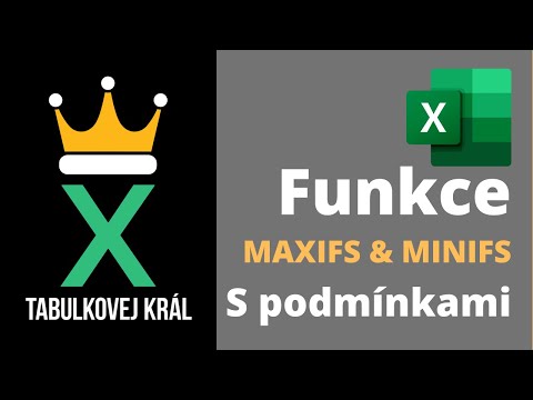 Funkce MAXIFS a MINIFS s více podmínkami | Excel 365 Tutorial