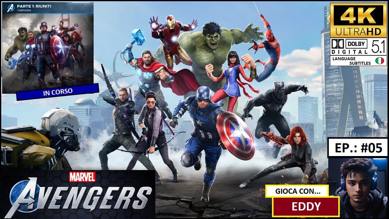 MARVEL'S AVENGERS (D.E.) _ EP.: #05 [ITA / ITA _ 4K _ DD5.1] - YouTube