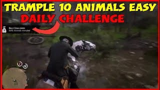 Trample 10 Animals Easy Daily Challenge Rdr2 Online Red Dead Redemption 2
