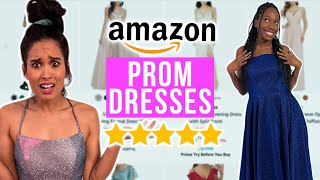 Guessing 1 v 5 Star Formal Dresses from Amazon!?